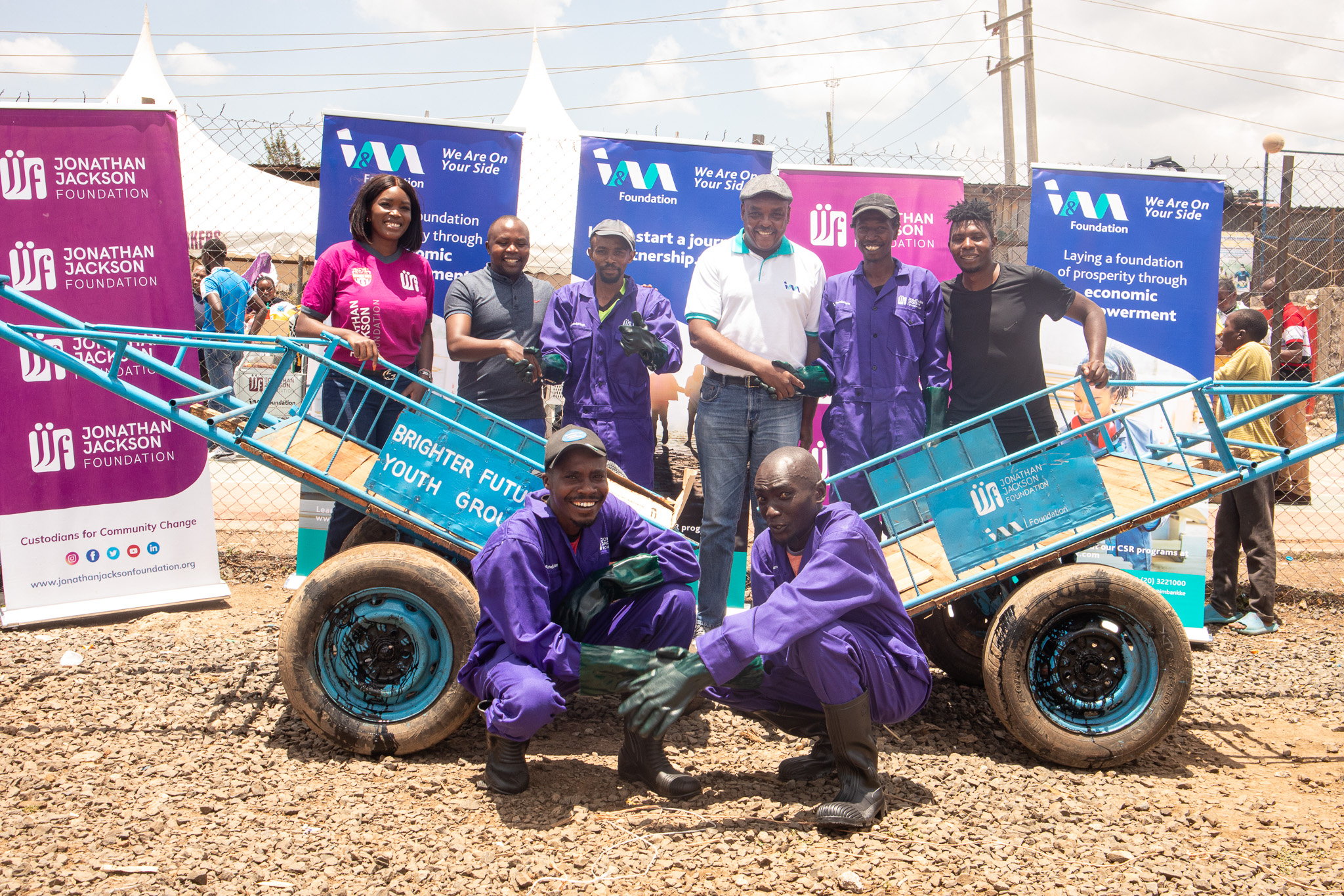 I&M Foundation partners with Jonathan Jackson Foundation to provide tools for income generation in Kayole.