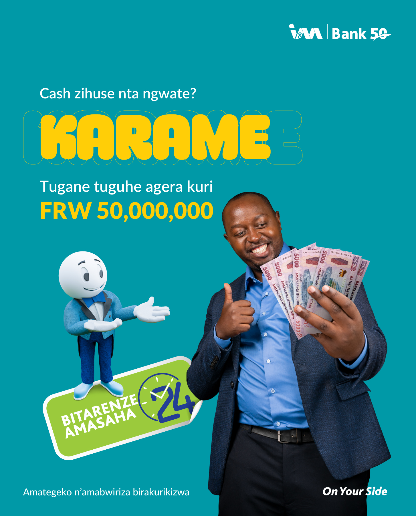 I&M Bank Rwanda Cash Zihuse Nta Ngwate?