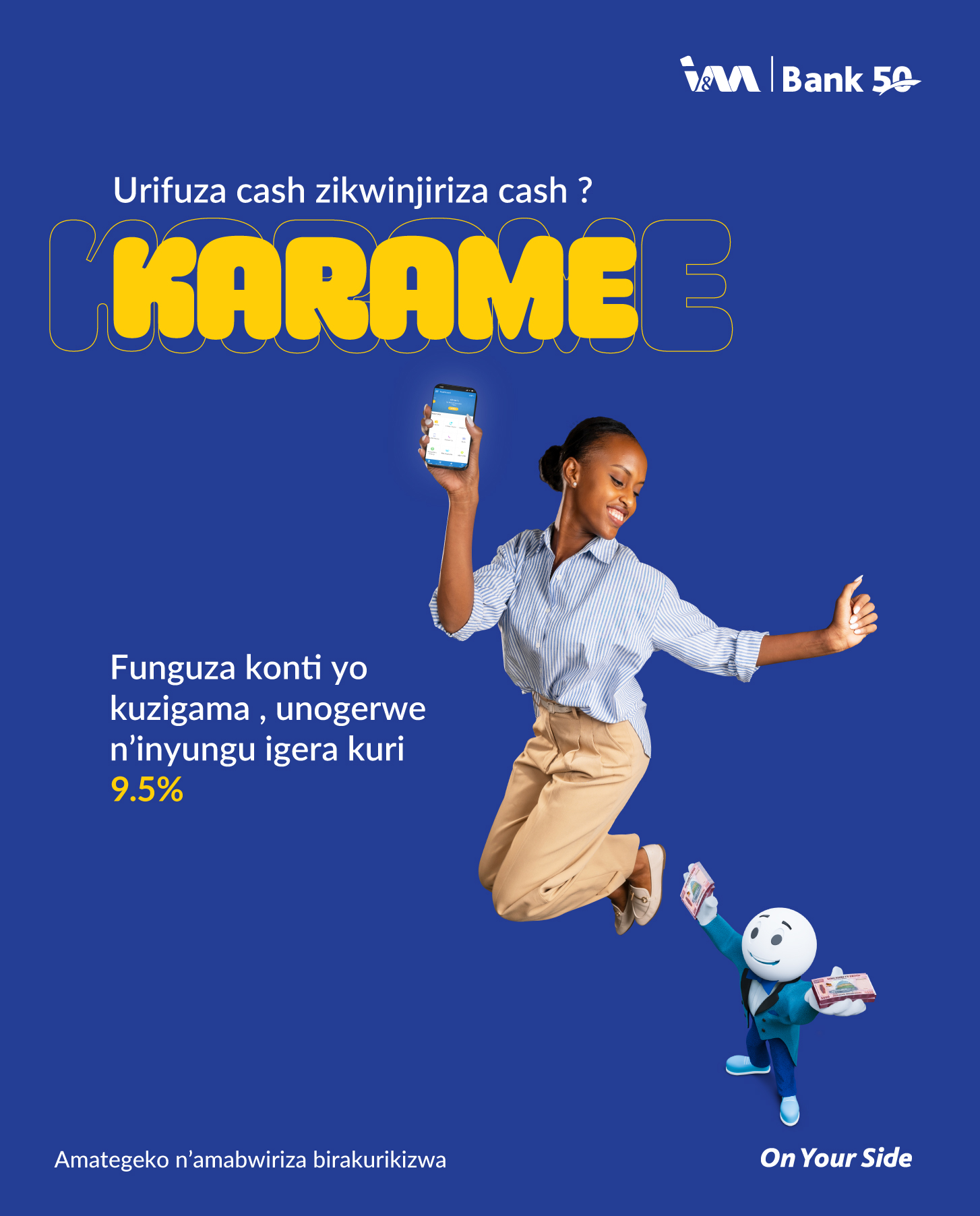 I&M Bank Rwanda Cash Zikwinjiriza Cash?