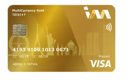 I&M Bank Tanzania - I&M Multicurrency Gold Prepaid Card