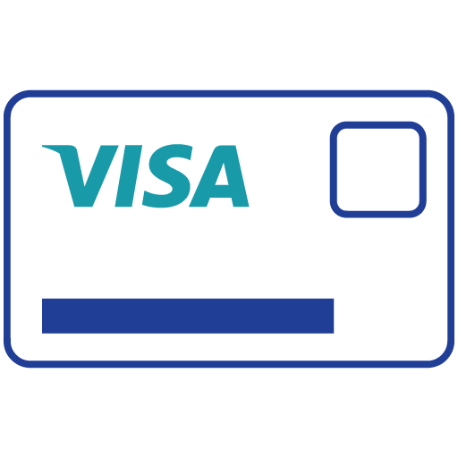A VISA enabled ATM card