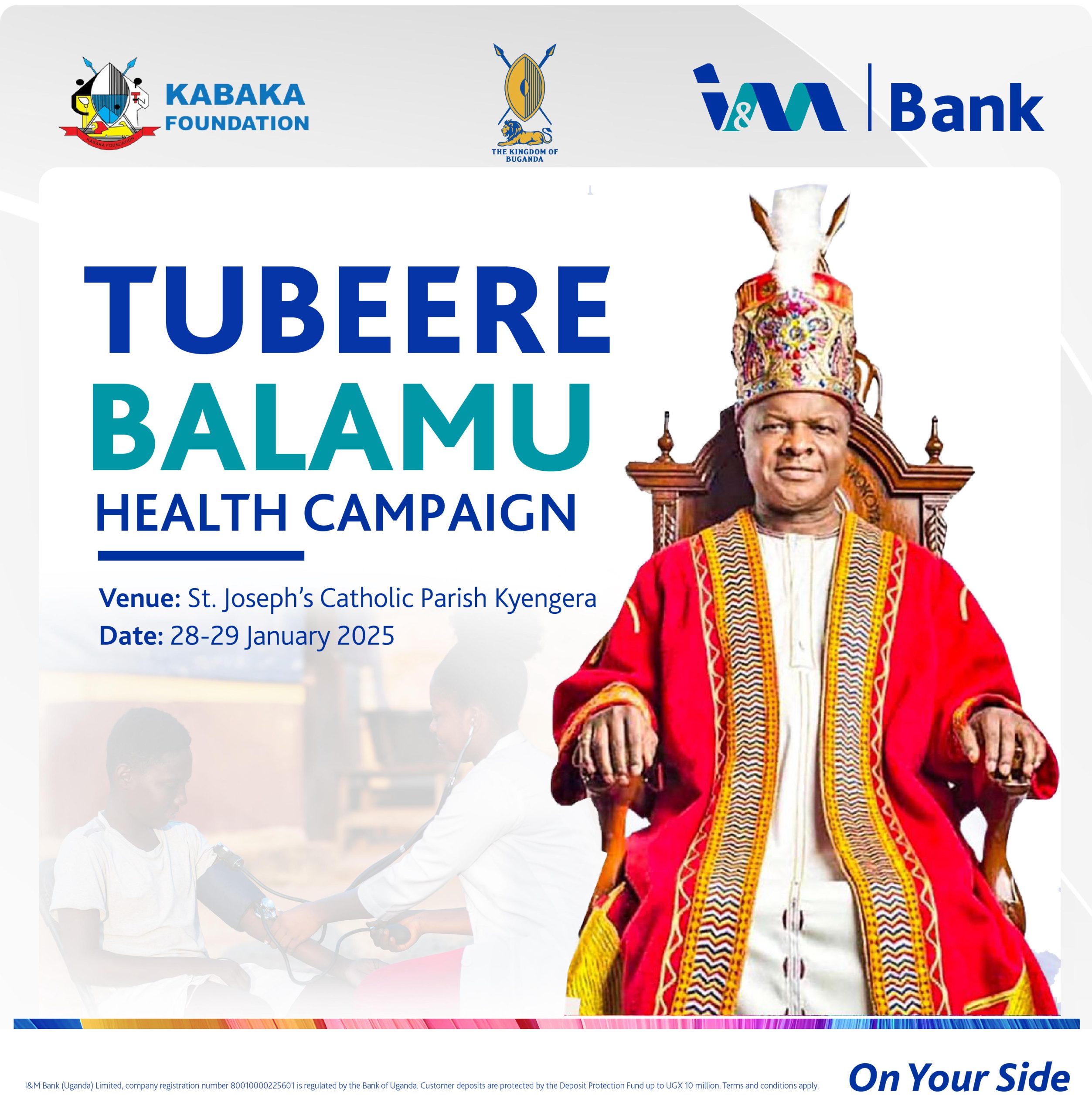 I&M Bank partners with Kabaka Foundation for Tubeere Balamu health outreach in Mityana