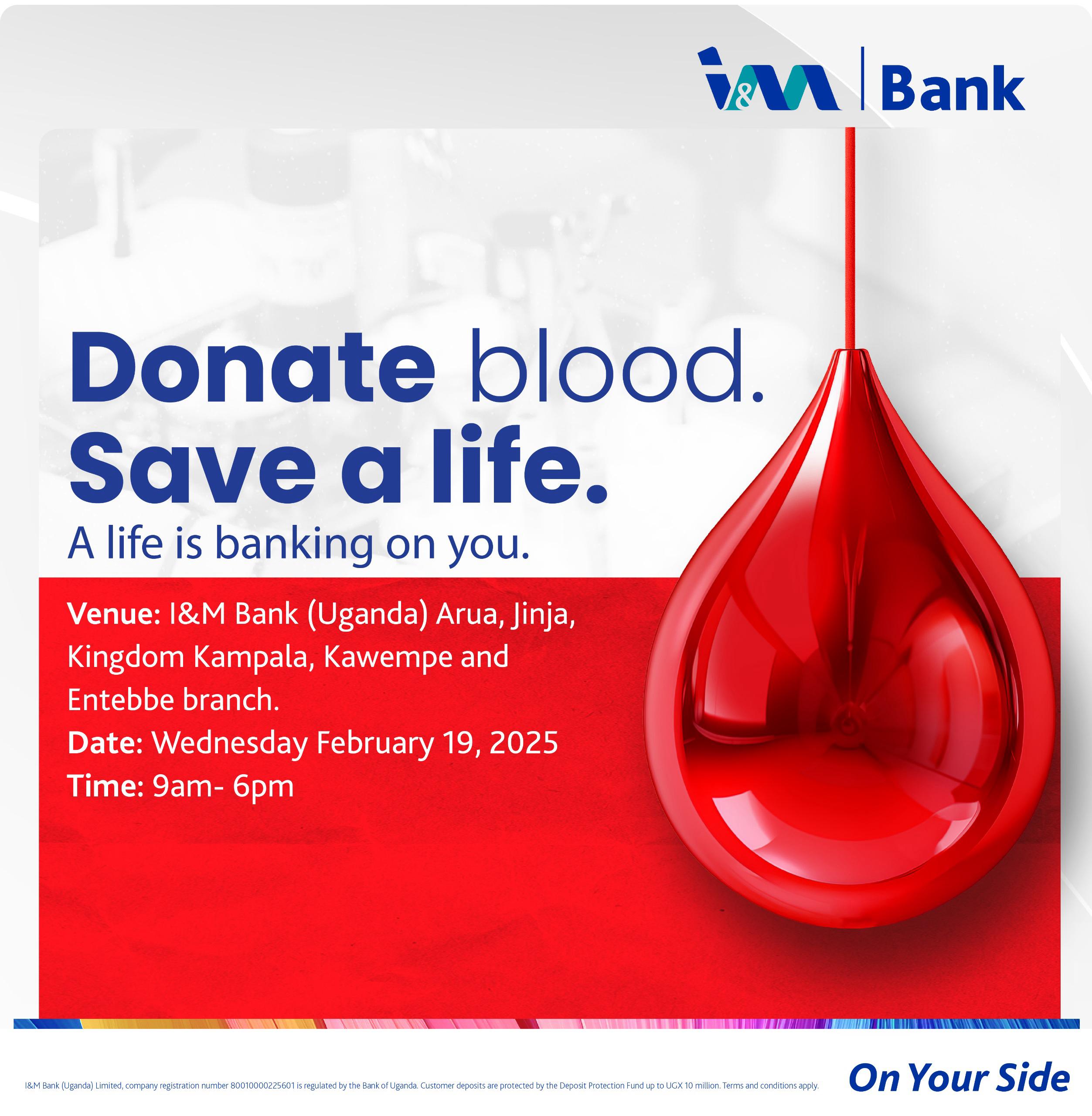 I&M Bank hosts blood donation activities across five branches aimed at further boosting the national blood bank